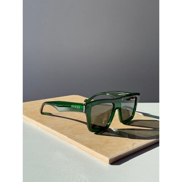 NEW Gucci GG0962S Green Limited Edition Unisex Sunglasses - Picture 4 of 8